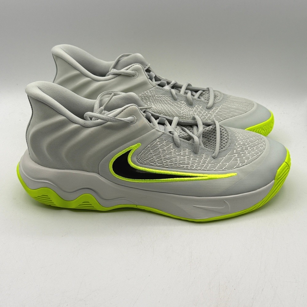 Nike Giannis Immortality 4 Men 11.5 Silver Volt Basketball Shoes FQ3680-007